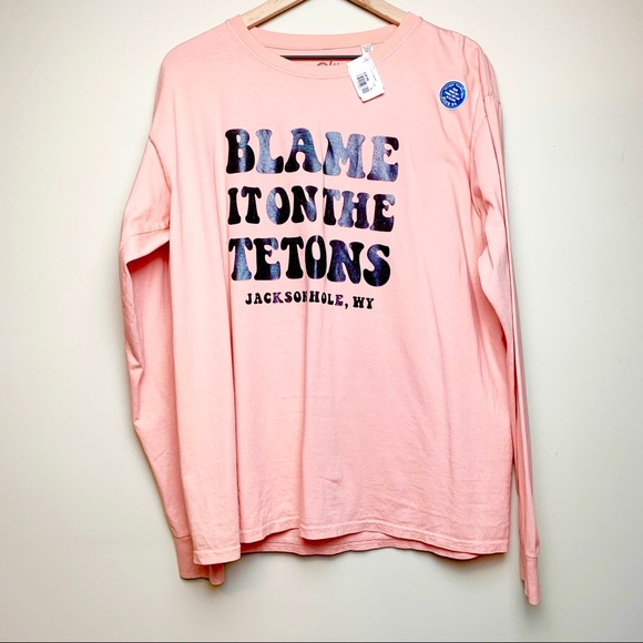 Blue 84 Tops - BLUE 84 Wyoming Tetons Graphic Long Sleeve Tee